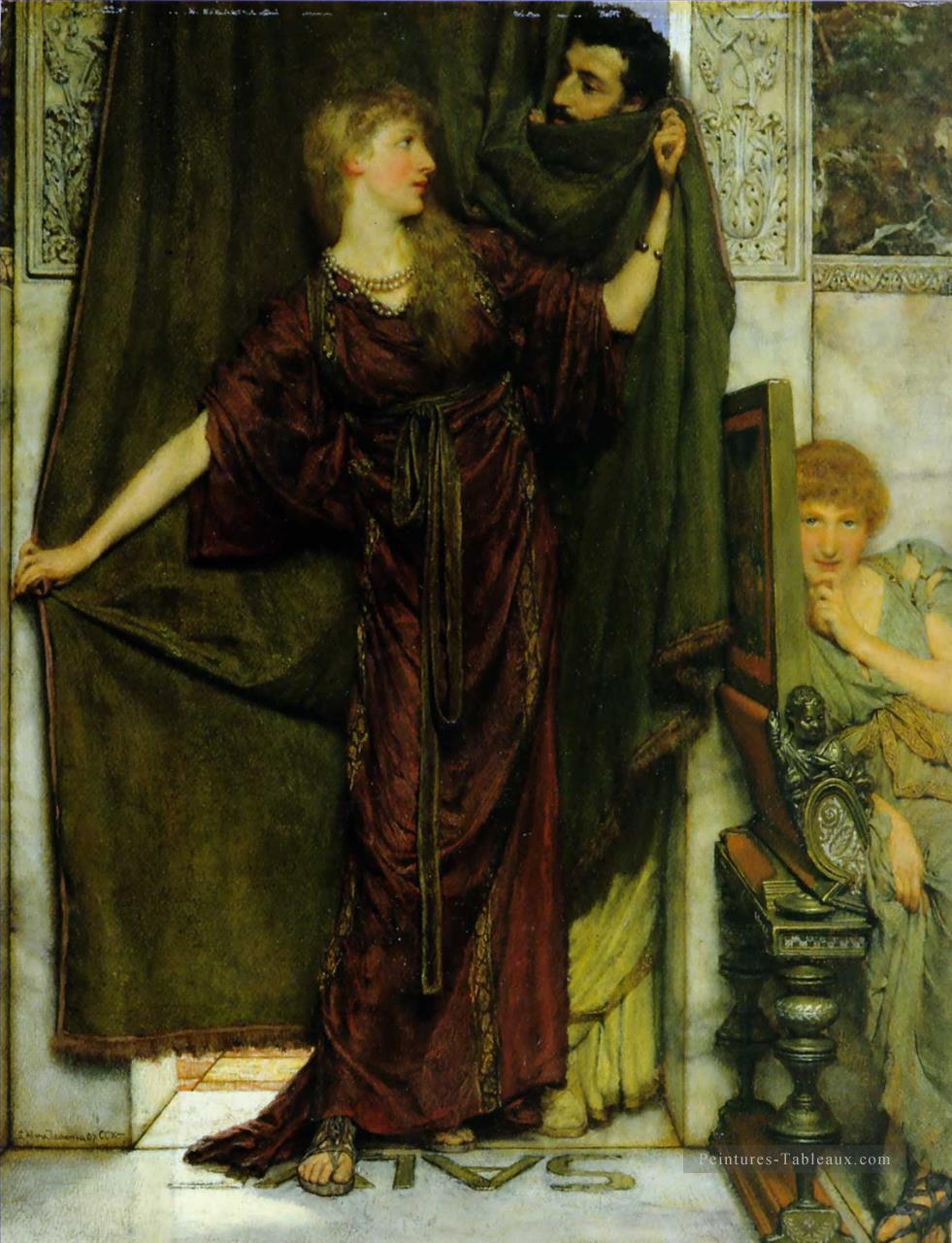 pas à la maison romantique Sir Lawrence Alma Tadema Peintures à l'huile